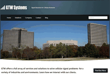 Tablet Screenshot of gtwsystems.com
